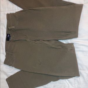 I am selling a brown pair of slim jeans